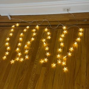Twinkling Hanging Star Lights